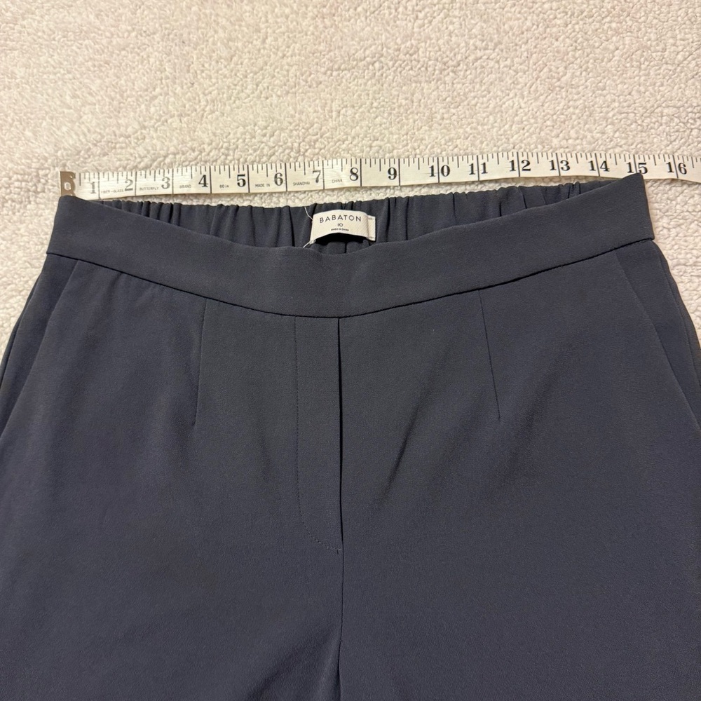 Aritzia Babaton Charcoal Gray Conan Dress Pants Cropped Tapered - Picture 7 of 11